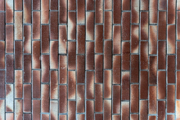 Herringbone brick veneer sample