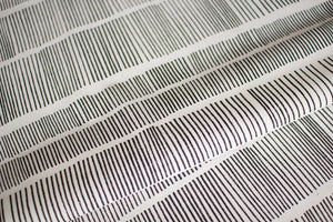 Sticks in Black on Eco Cotton Hemp