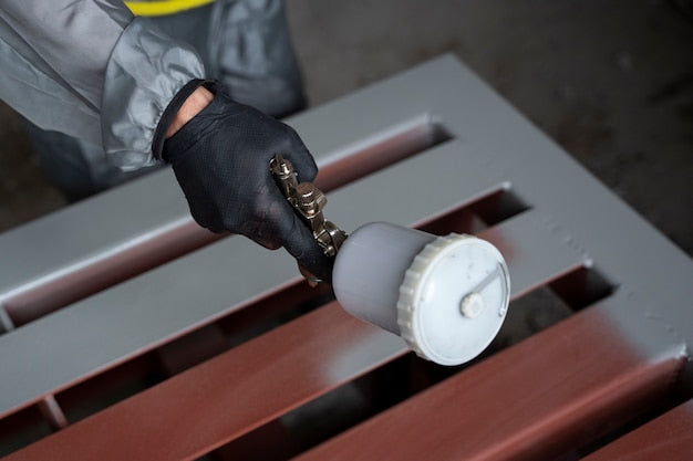 Insulating paint sample