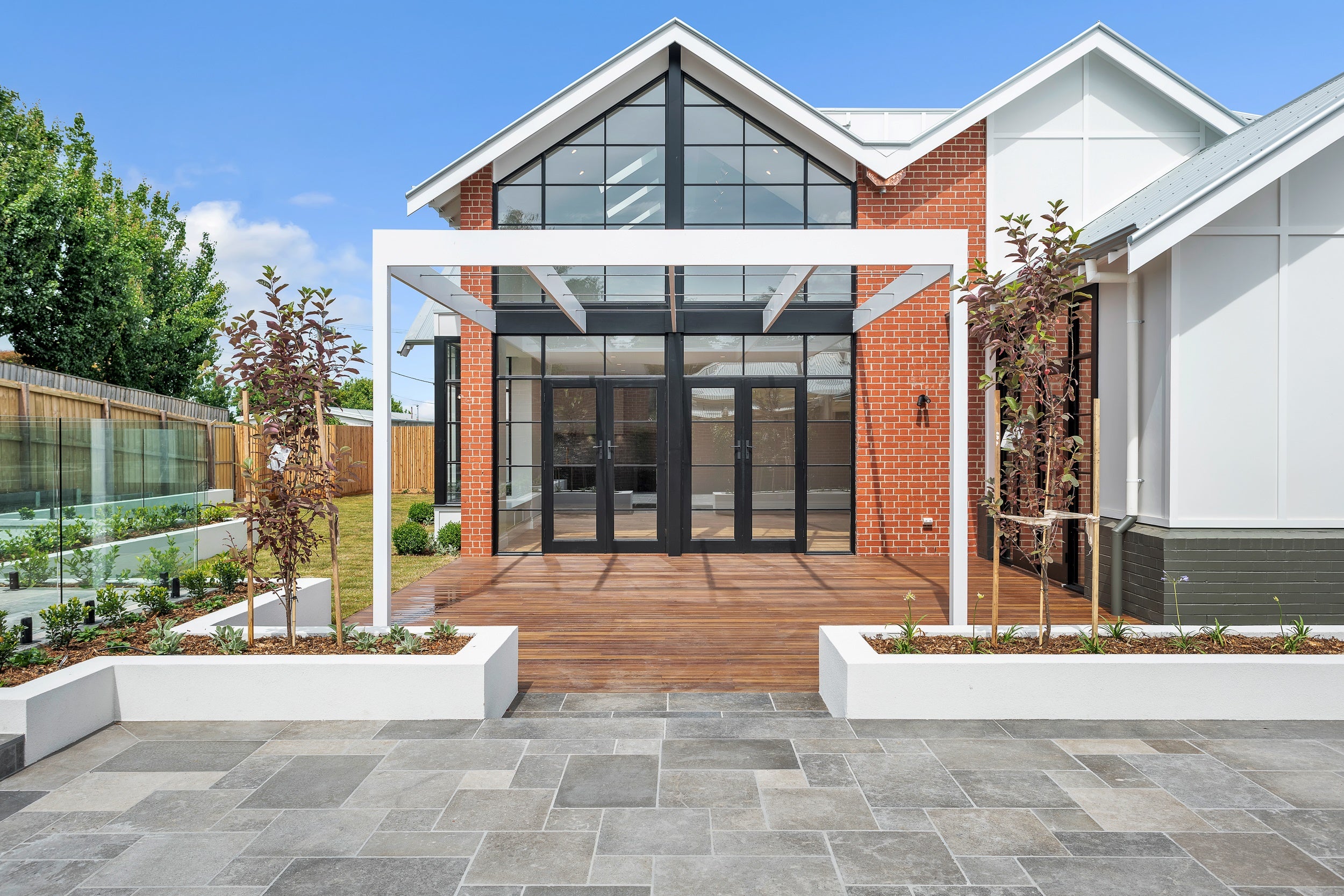 London Grey Brushed Limestone