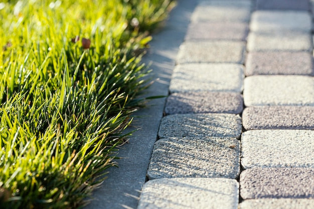 Landscaping paver sample
