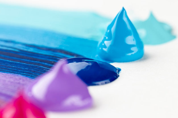 Latex paint sample