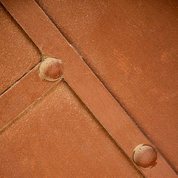 Leather flooring sample