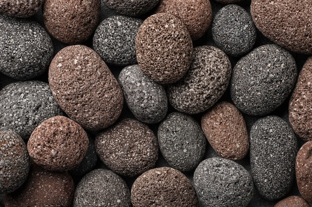 Leathered stone sample