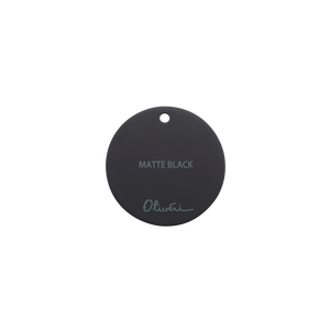 Matte Black (on Brass)