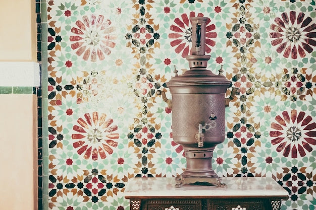 Moroccan wallpaper sample
