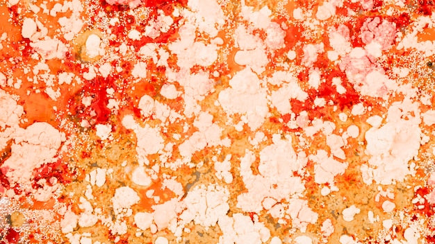 Orange epoxy flooring sample