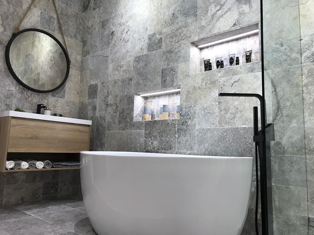 Silver Travertine