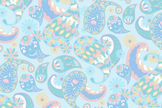 Paisley wallpaper sample