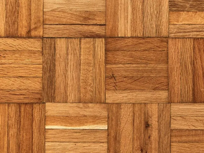 Parquet flooring samples