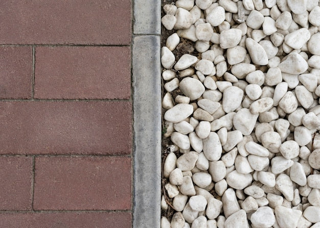 Pebble flooring sample