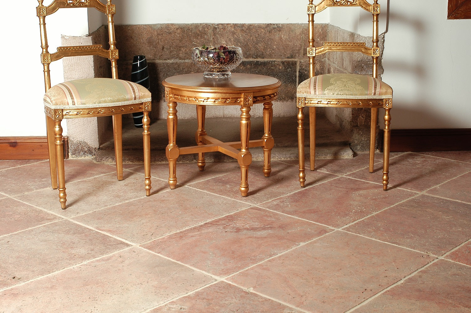Flamingo Pink Travertine