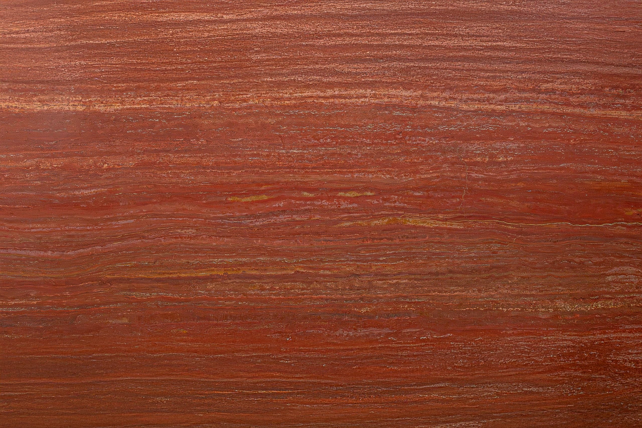 Red Travertine Stone sample