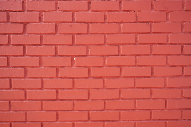 Red clay brick sample