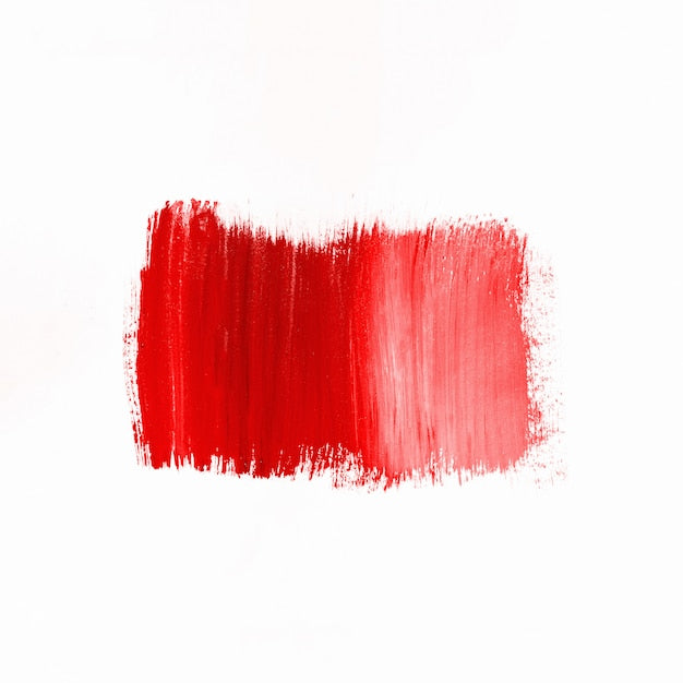 Red paint sample