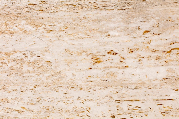 Roman travertine stone sample