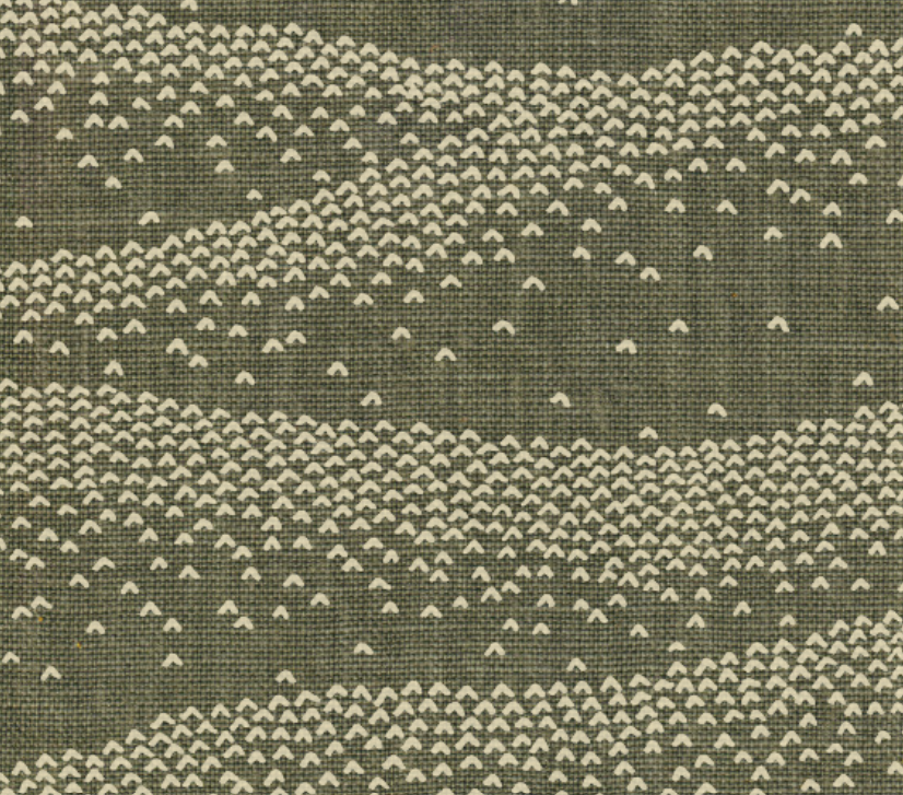 Mountainscape in Cream on Spinifex Heavyweight Fabric sample