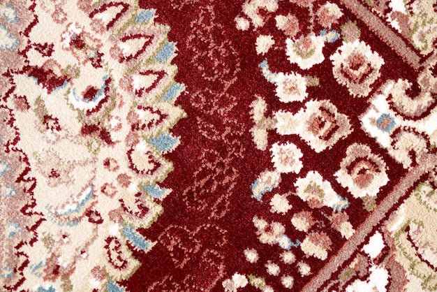 Silk carpet sample