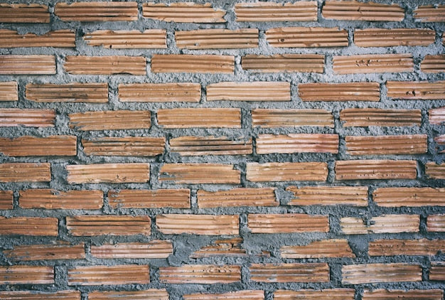 Stacked brick veneer sample