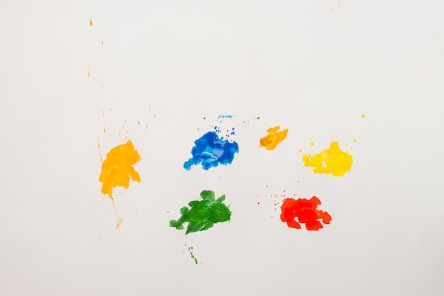 Stain paint sample