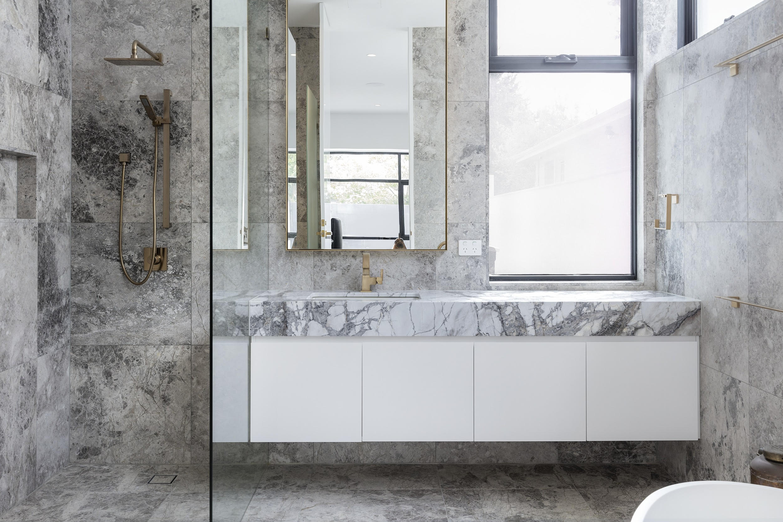 Tundra Grey Honed Limestone
