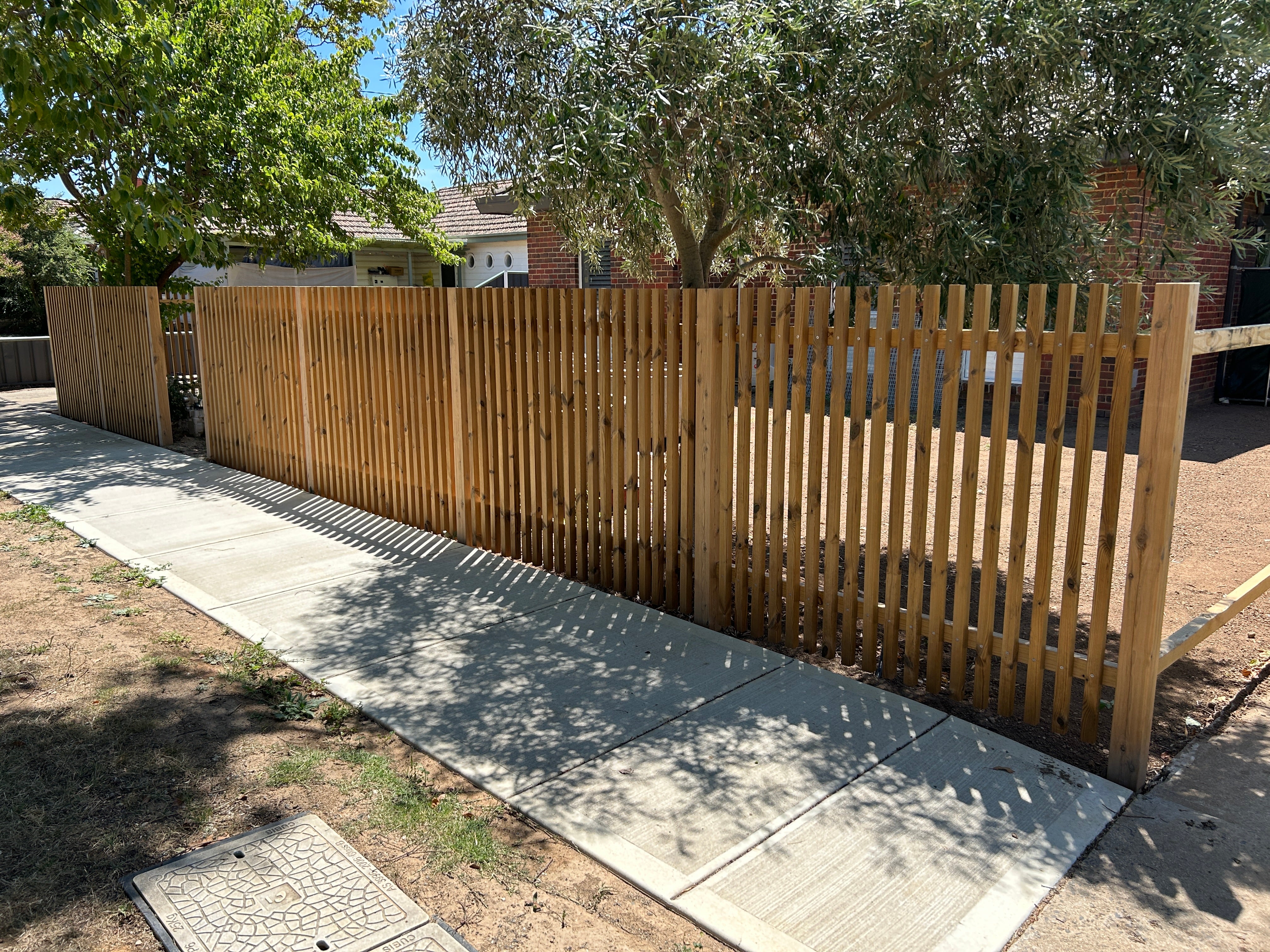 Thermory Spruce Screening Intense - Natural D4 66x42