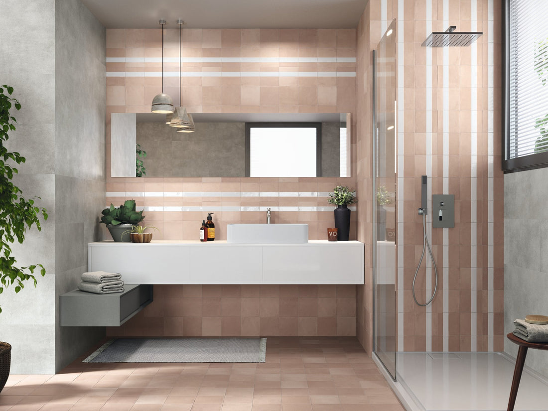 Contemporary Rose Quartz Massa Imports