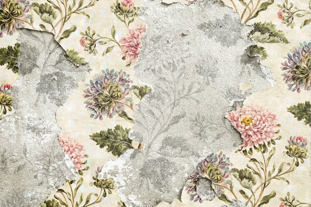 Vintage wallpaper sample