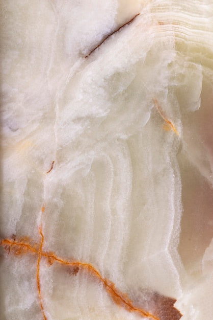 White onyx stone sample