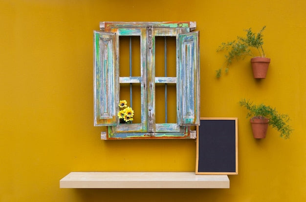 Window frame paint sample