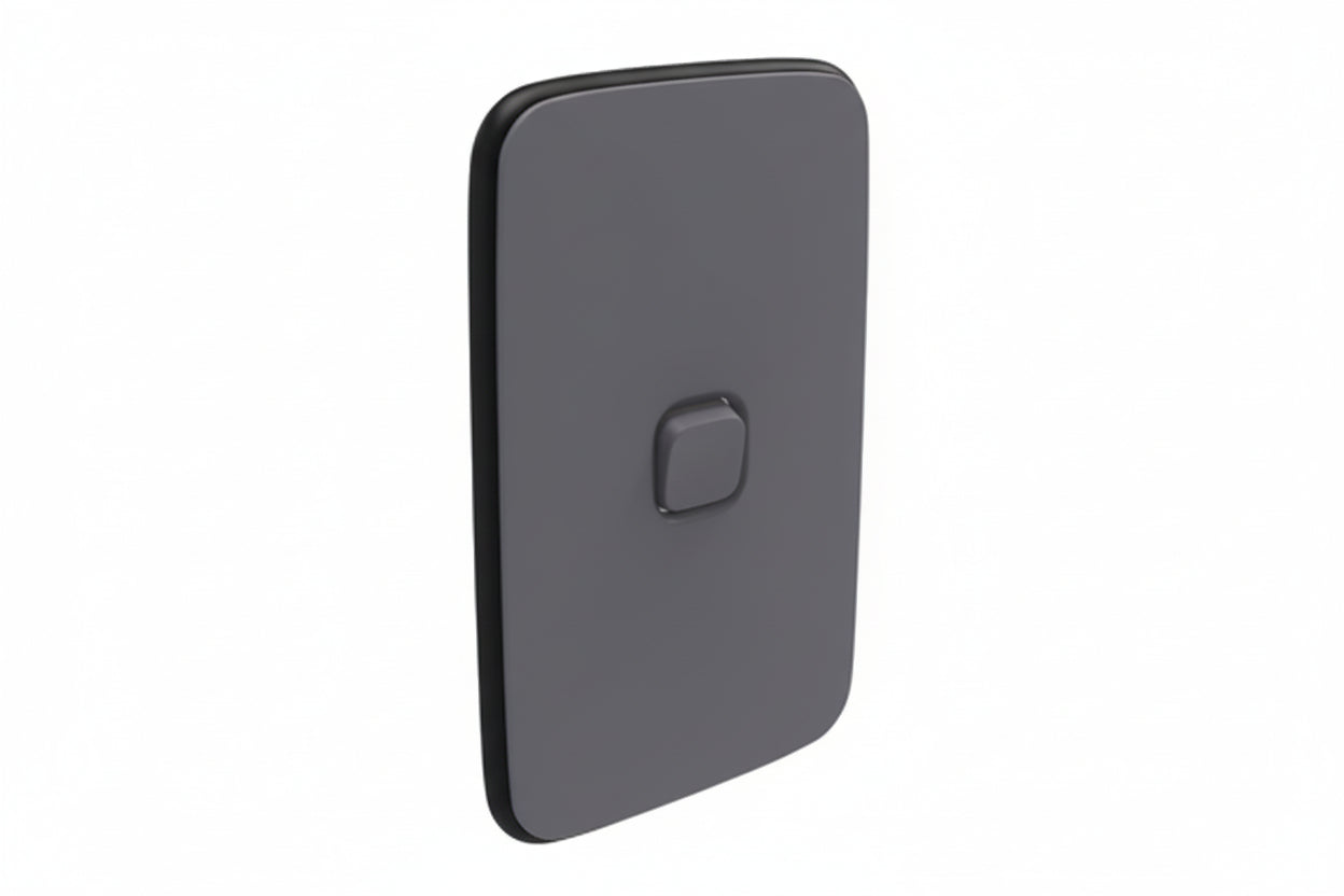 E3041C-AG Iconic Essence Switch Plate Skin Ash Grey