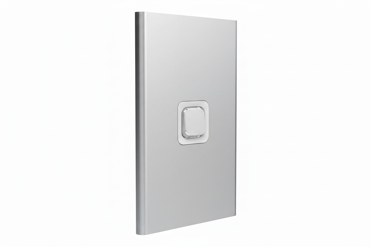 S3041C-SV Iconic Styl Switch Plate Skin Silver