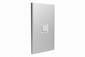 S3041C-SV Iconic Styl Switch Plate Skin Silver