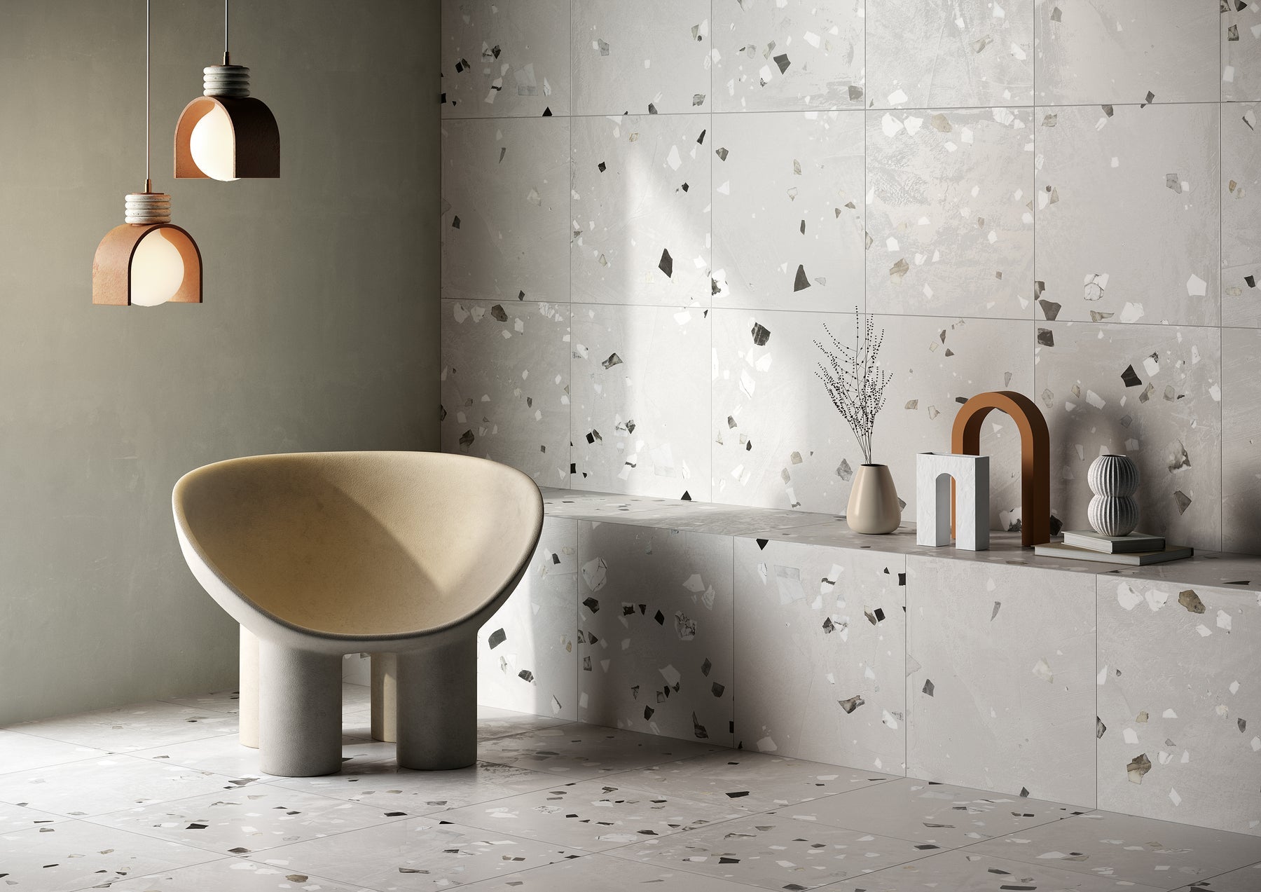 Scorze Calce Terrazzo Porcelain